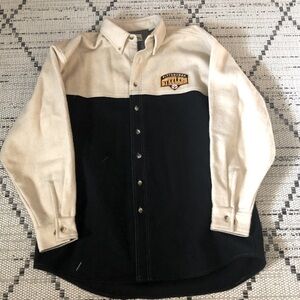 Vintage 90s ProElite Pittsburgh Steelers Shacket Size XL